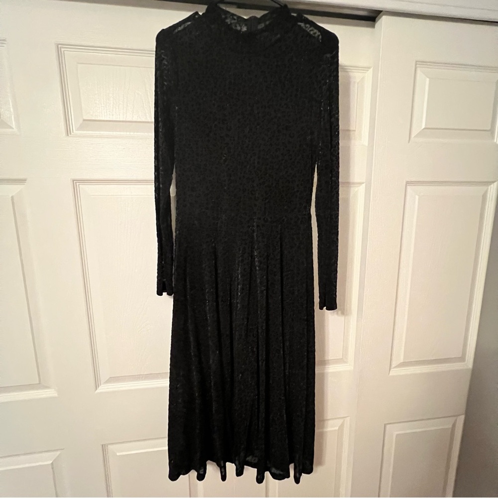 Elegant Black Lace Dress